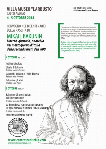 Locandina Convegno Bakunin